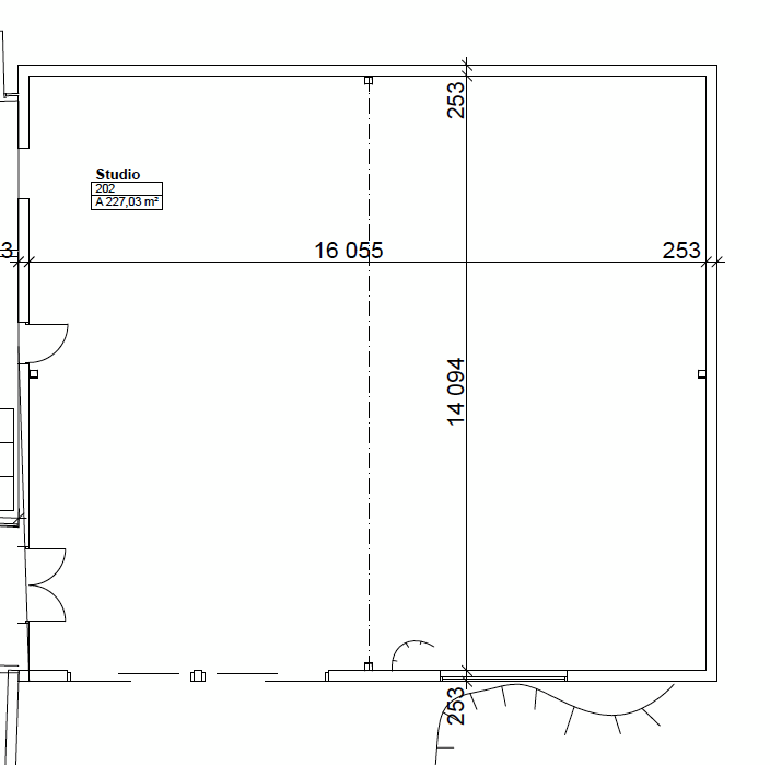 Vitlycke main studio measures